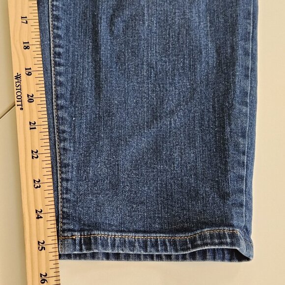 Torrid Jean Women 24S Short Blue Perfect Boyfriend Ankle Vintage Stretch Western - Picture 8 of 16